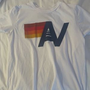 White aviator nation tee